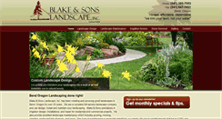 Desktop Screenshot of blakeandsonslandscape.com